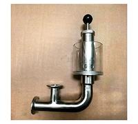 Robinet à tournant sphérique arrêt d'eau chaude et froide 1,5 pouces triple pince 0,2-2,2 bar soupape de sécurité trop-plein réglable sanitaire en acier inoxydable SUS304