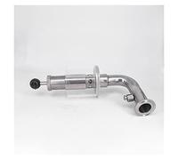 Robinet à tournant sphérique arrêt d'eau chaude et froide 1,5 "trois pinces 0,2-2,2 bar soupape de sécurité réglable sanitaire en acier inoxydable 304 avec base M14