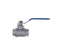 Robinet à tournant sphérique en deux pièces, taille 1/2 "3/4" 1-1/2 "2", Ports complets femelles en acier inoxydable 304 SS201 DN15 DN20 DN32 DN50(3/4",Stainless Steel 304)