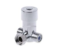 Robinet à tournant sphérique en laiton, G1 / 2 "Mélange d'eau chaude et froide pour le mélangeur thermostatique de soupape deux en et sortie