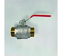 Robinet à tournant sphérique Fukana 2000 "53293-R rouge, AG x AG, poignée à levier en acier