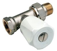 Robinet à visser SAR droit nickelé Ø 12/17 COMAP