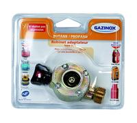 Robinet adaptateur gaz butane / propane pour elfi et twinny x Diam.20mm, GAZINOX