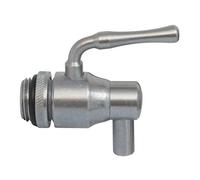 Robinet 'anti-goutte' tout en acier inoxydable 18/10. Avec Capsule et bec pivotant. Pour récipient huile.