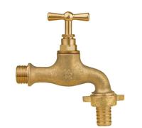 Robinet arrosage laiton Tête potence 3/4"" M3/4"" Nez M1''