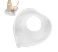 Robinet - Attrape-éclaboussures en forme de cœur, silicone antidérapant durable, flexible et étanche | Accessoires de drainage pour une organisation propre du comptoir et empêche l'eau