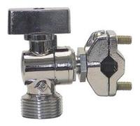 Robinet Autoperceur A Boisseau Spherique Equerre Laiton Chrome - Rh chrome G