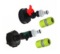 Robinet avec valve adaptatrice S60x6 et raccord 3/4 po, robinet de remplacement durable pour la cuisine et la buanderie
