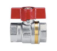 Robinet boisseau sphérique laiton FF batiment manette 12x17