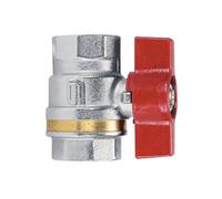 Robinet boisseau sphérique laiton FF batiment manette 26x34