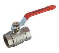 Robinet boisseau sphérique laiton FF bâtiment - Rouge - 50x60 - PN16 Bois G