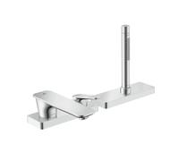Robinet Bord De Baignoire Axor Citterio C 3 trous, 2 sorties, avec sBox, Coupe rhombique 155mm Chromé 49431000