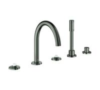 Robinet Bord De Baignoire Grohe Atrio Private Collection 5 trous, sans insert Hard Graphite Brossé 25224AL0