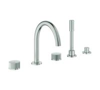 Robinet Bord De Baignoire Grohe Atrio Private Collection 5 trous Supersteel 25226DC0