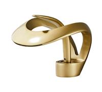 Robinet Cascade Lavabo Salle De Bain Mitigeur Lavabo Salle De Bain Monocommande Mélange Chaud Et Froid Tout Cuivre Anti éclaboussures,or