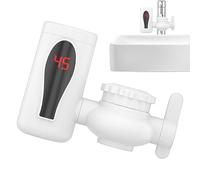 Robinet Chauffant | Chauffe-Eau Sans Réservoir,2 Modes Orientalbe Affichage Numérique LED pour Bureau Cuisine Extérieur Salle de Bain Petits Espaces Camping