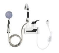Robinet Chauffant Robinet d'eau chaude électrique instantané, chauffe-eau à chauffage rapide avec affichage de la température, robinet sans réservoir 110V 220V(Lateral type EU)