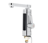 Robinet chauffe-eau instantané et robinet d'eau chaude avec écran - Robinet 3000 W avec chauffe-eau instantané pour cuisine et salle de bain - Rotation à 360° - Protection IPX4 - 25 à 55 °C