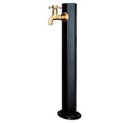 Robinet colonne d'eau de jardin extérieur - Fontaine à eau verticale en acier inoxydable 304 durable et décoratif pour jardin (couleur doré)