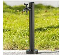 Robinet Colonne D'eau Jardin Extérieur en Acier Inoxydable - Tuyau D'eau Anti-Gel Verticale avec Double Sortie pour Irrigation & Lavage (60cm / 23.6")