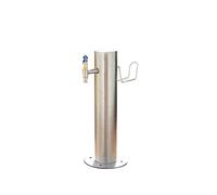 Robinet Colonne d'eau - Support de Tuyau d'arrosage extérieur en Acier Inoxydable, antigel, Design Vertical pour Un débit d'eau Durable