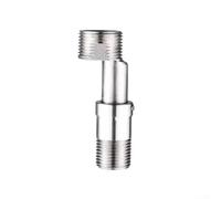 Robinet coudé avec pied incurvé, réglable à pour 360 degrés, pied incurvé, vis excentrique, adaptateur de robinet d'angle pour toilettes, toilettes (style court)