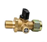 Robinet Coupure Air Laiton 18MMx1.5 Auto-Évent Robinet Coupure(1PCS) | Évent automatique intégré, libère la pression aval, sécurité attelage, pour zéro risque d'explosion