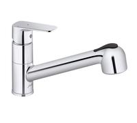 Robinet cuisine avec douchette extractible JACOB DELAFON July+ chromé