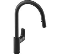 Robinet cuisine avec douchette extractible JACOB DELAFON July+ noir mat