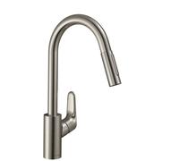 Robinet Cuisine Douchette Hansgrohe Focus M41 2jet 240mm Finition Inox