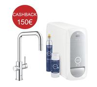 Robinet Cuisine Grohe Blue Home Bouche A U Chrome Douche Amovible pour Eau F