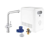 Robinet Cuisine Grohe Blue Professionnel Démarreur Kit Chrome Bouche L 31347003