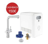 Robinet Cuisine Grohe Blue Professionnel Démarreur Kit Chrome Bouche L Avec