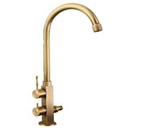 Robinet Cuisine, Mitigeur Cuisine, Orientable 360° Bec Haut Laiton Robinets D'évier, Robinet Monocommande Chaude Et Froide Réglable, Mitigeur (Four corners)