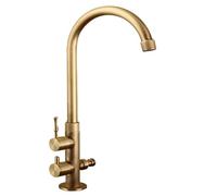 Robinet Cuisine, Mitigeur Cuisine, Orientable 360° Bec Haut Laiton Robinets D'évier, Robinet Monocommande Chaude Et Froide Réglable, Mitigeur (Can be connected to water pipe)