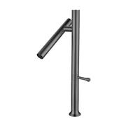 Robinet Cuisine Rabattable Robinet de cuisine d'évier en acier inoxydable | Mitigeur robinets d'eau mitigeur vanne céramique pliante(Grey)