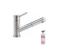 Robinet cuisine rabattable VILLEROY ET BOCH Como Shower window Inox + nettoyant