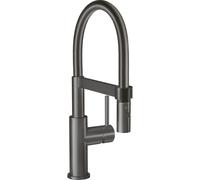 Robinet cuisine VILLEROY ET BOCH Steel expert compact anthracite
