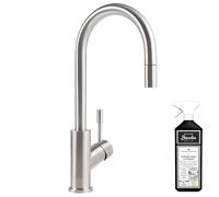 Robinet cuisine VILLEROY ET BOCH Umbrella flex acier massif + nettoyant