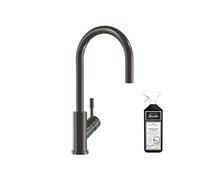 Robinet cuisine VILLEROY ET BOCH Umbrella flex anthracite + nettoyant