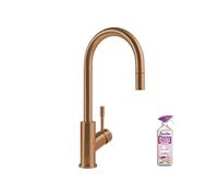 Robinet cuisine VILLEROY ET BOCH Umbrella flex bronze + nettoyant