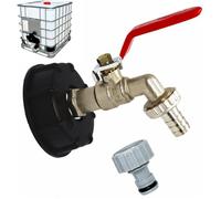 Robinet cuve IBC S60X6 - raccord 1/2″ - adaptateur vidange