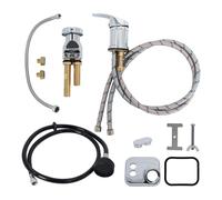 Robinet Cuvette Shampoing, Kit Robinet, Tuyau Shampoing pour Robinet D'Évier avec Pulvérisateur, Ensemble Tuyau Pulvérisation pour Robinet D'Évier