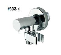Robinet d’arrêt 1/2”M avec support de douche chromé - BOSSINI E57000030