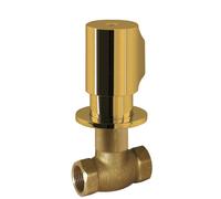 Robinet d’arrêt encastréRaccord fileté femelle : 3/4". Or 24K - TRES 06151101OR