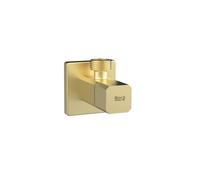 Robinet d’arrêt équerre square tête céramique 1/2” pvd or brossé - ROCA A5251679VA