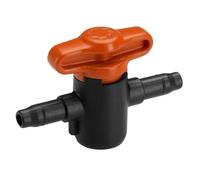 Robinet d’arrêt GARDENA Micro-Drip-System - 4,6 mm - Pour la régulation ou l’arrêt sur chaque tuyau - Contenu 2 pièces (13217-26)