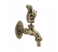 Robinet d’arrosage avec Applique Murale, Écureuil - Bronze Antique