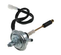 Robinet d’essence à dépression électrique, compatible avec Peugeot Squab 50 | Prise deux broches pour témoin de réserve, logement 15 mm; compatible avec Trekker 100 deux temps, Peugeot Speedfight, Zenith