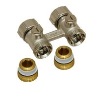 Simplex Module de raccordement droit HB EXCLUSIV D1/50 pour radiateur à robinetterie intégrée à raccord femelle Rp1/2" - F10010